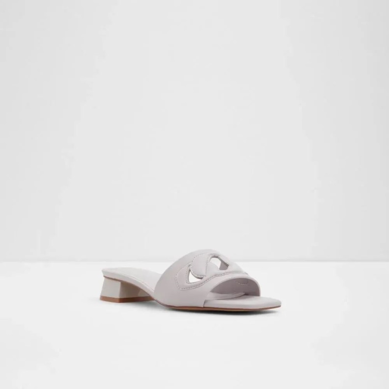 Fashion Other Grey Stellia Women's Block Heel Slide Sandal Aldo