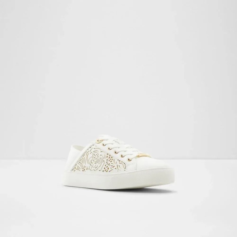 Stepaniee Women's Low Top Sneaker Fashion White Aldo