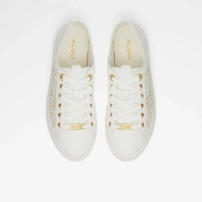 Stepaniee Women's Low Top Sneaker Fashion White Aldo