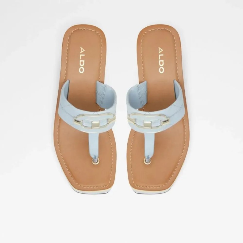 Sunseek Women's Wedged Beach Sandal Fashion Blue Aldo