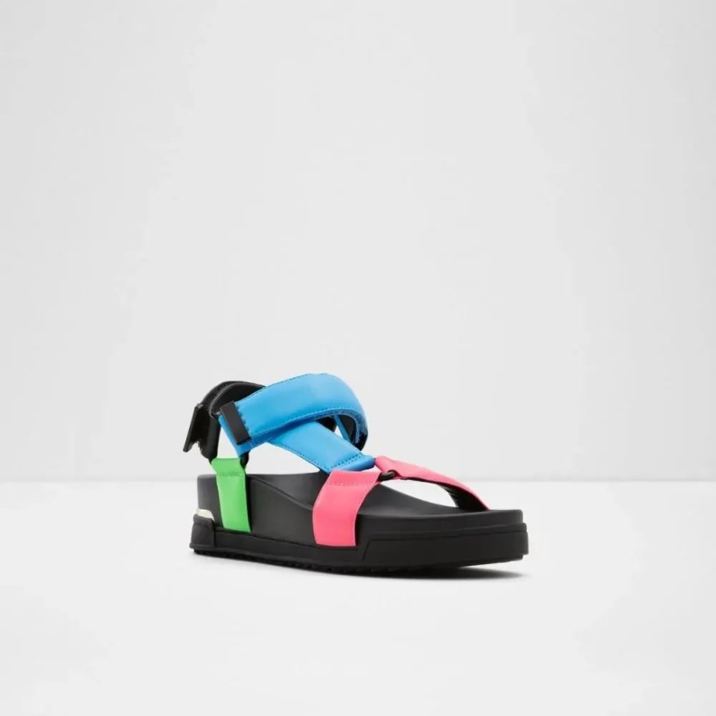 Fashion Bright Multi Aldo Talana Women's Flatform Sandal