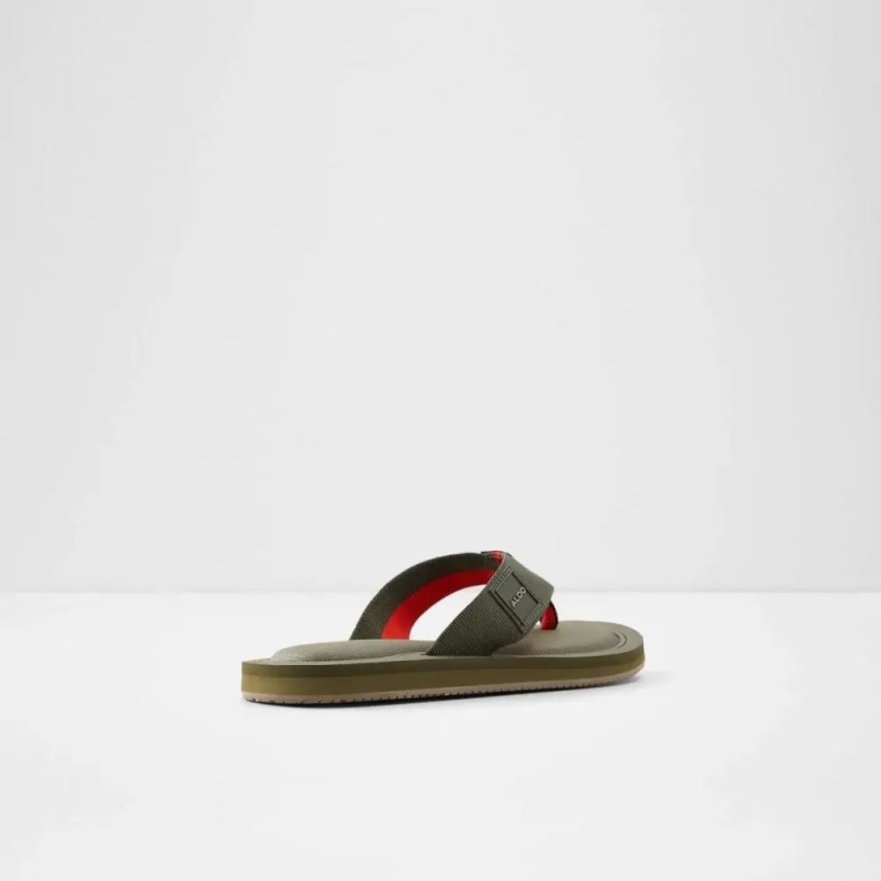 Tengen Men's Flat Thong Sandal Aldo Fashion Khaki