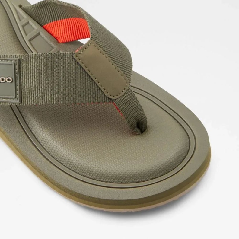 Tengen Men's Flat Thong Sandal Aldo Fashion Khaki