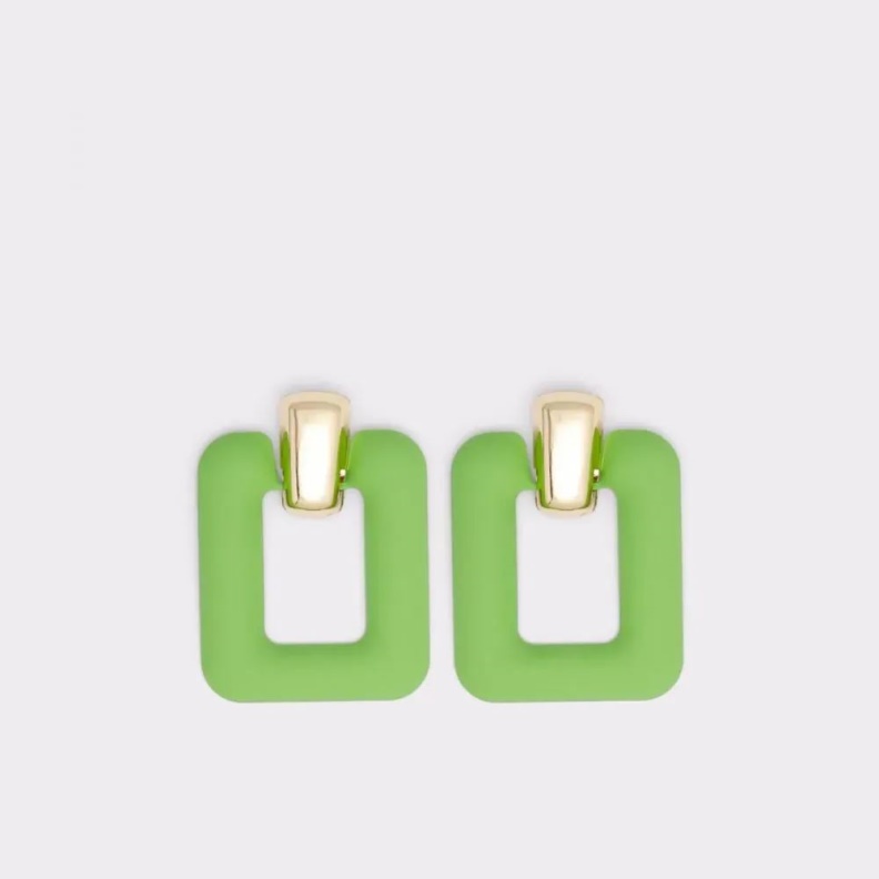 Bright Green Aldo Fashion Thigoni Women's Accessories Earrings