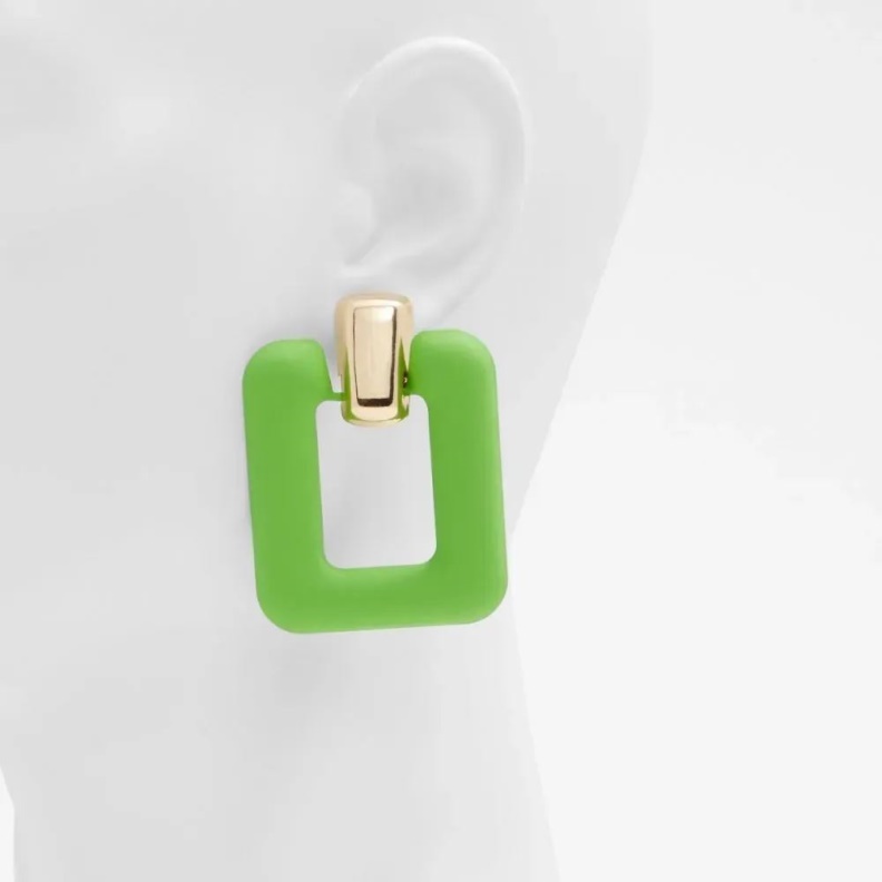 Bright Green Aldo Fashion Thigoni Women's Accessories Earrings