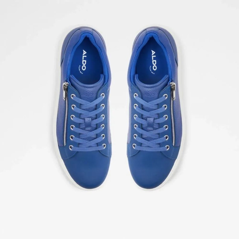 Fashion Aldo Medium-Blue Theta Men's Low Top Sneaker
