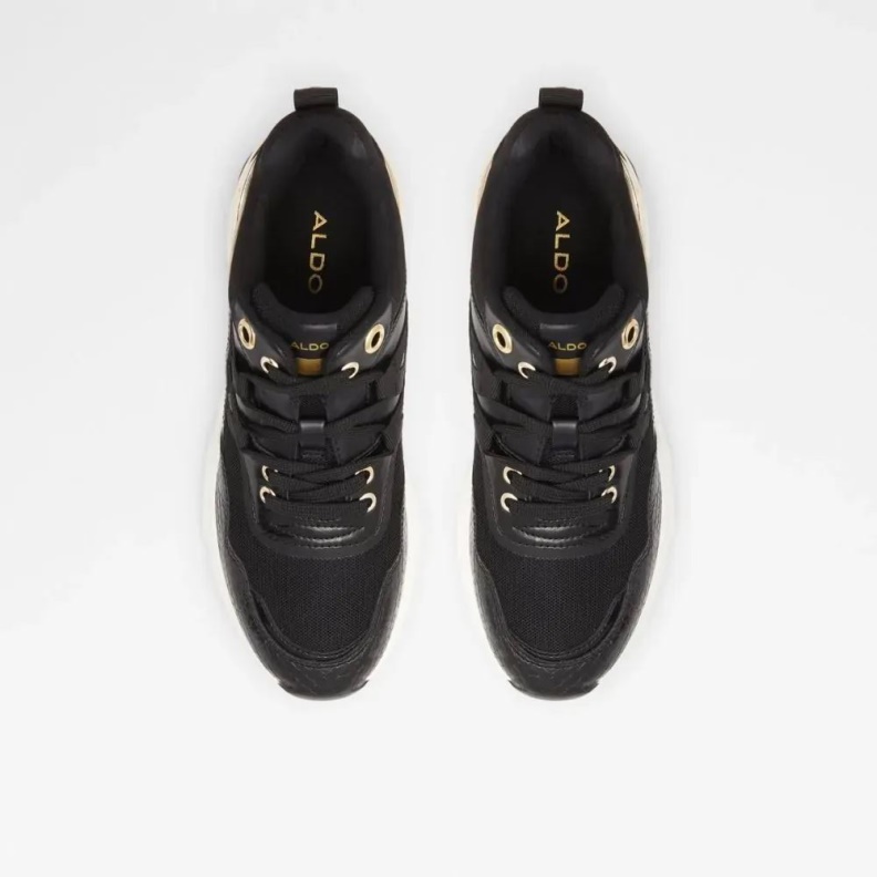 Fashion Black Aldo Thaliri Women's Wedge Sneaker