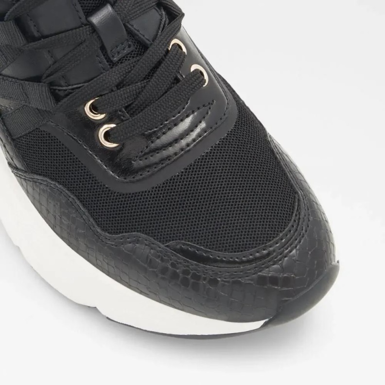 Fashion Black Aldo Thaliri Women's Wedge Sneaker