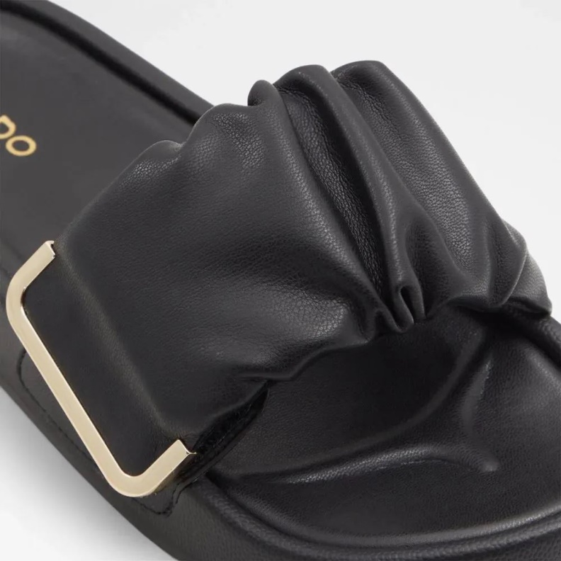 Black Fashion Aldo Tybus Women's Slide Flat Sandal