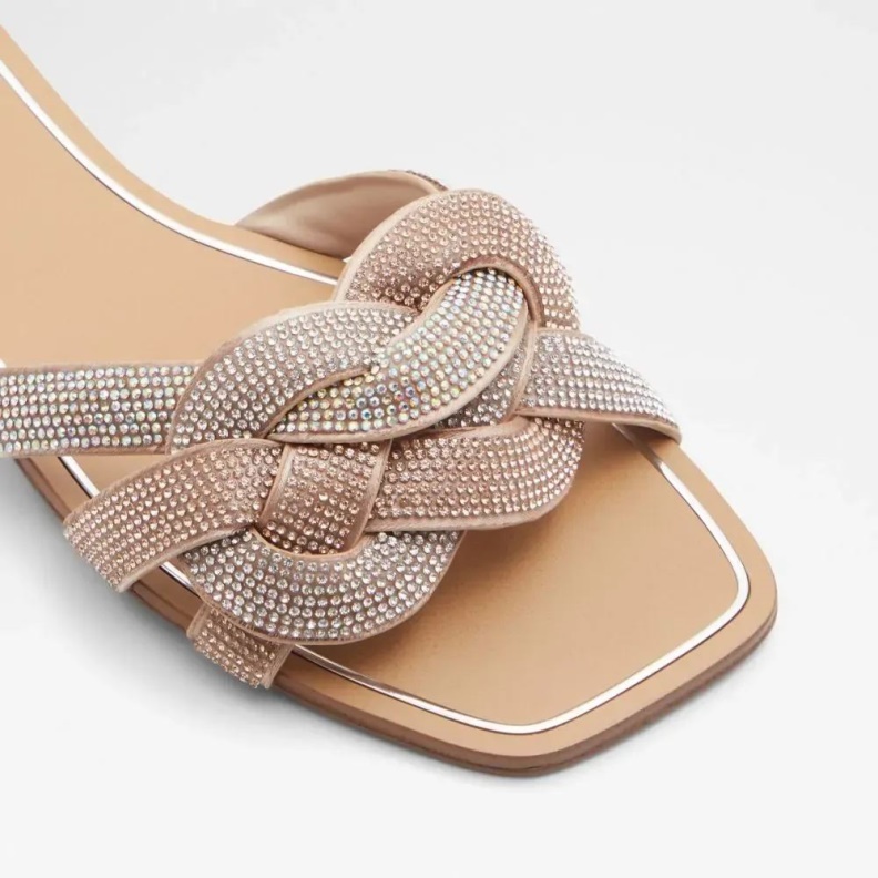 Rose-Gold Aldo Fashion Tydeus Women's Slip On Slide Sandal