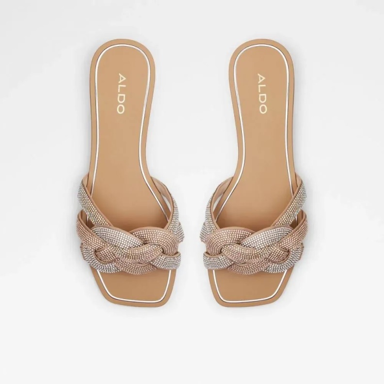 Rose-Gold Tydeus Women's Flat Slide Sandal Fashion Aldo
