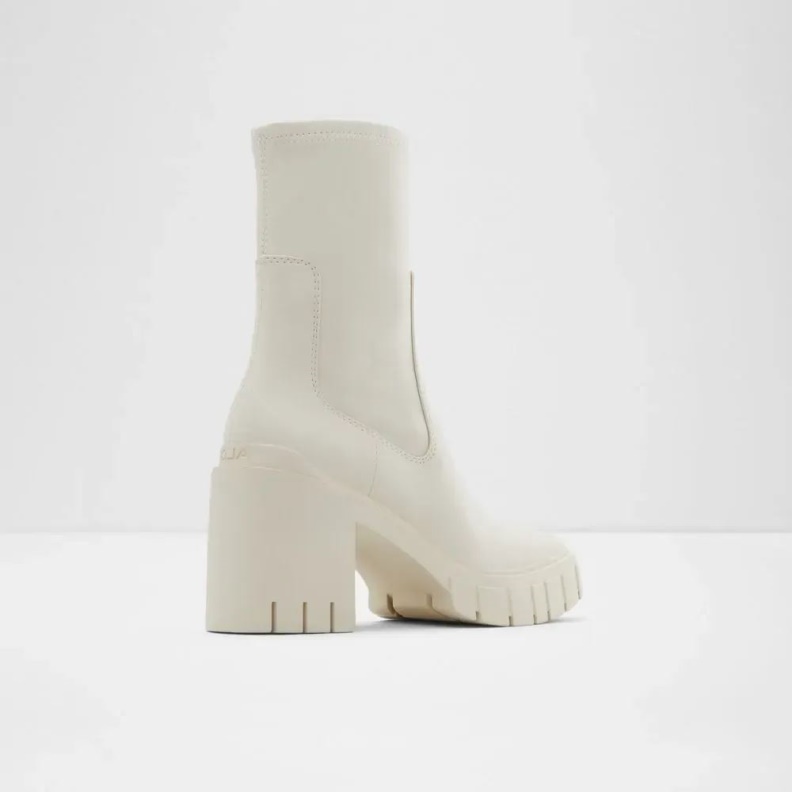 Aldo Upstage Women's Lug Sole Ankle Boot Other White Fashion