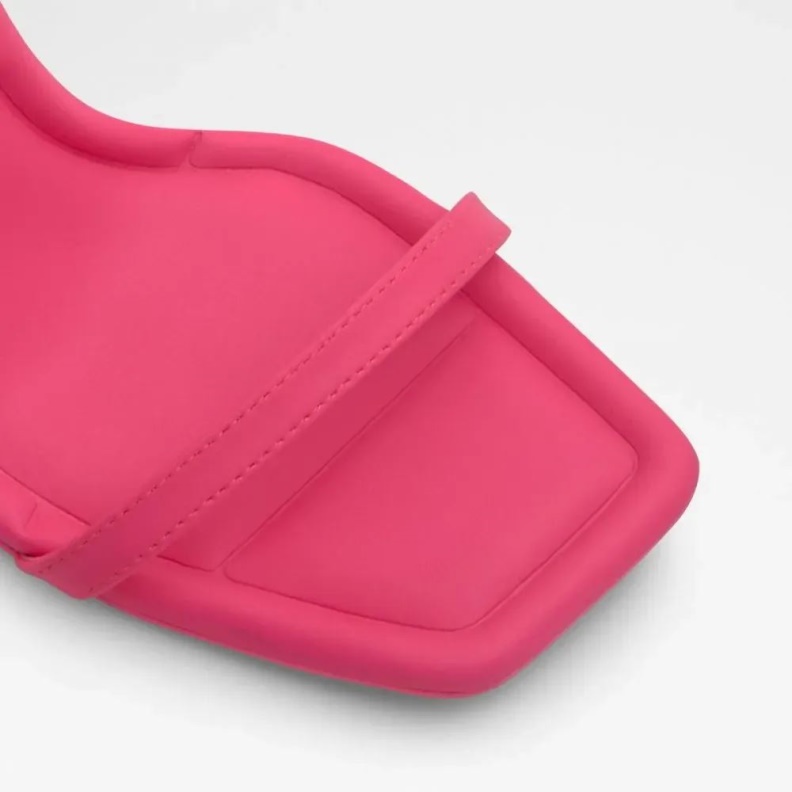 Fashion Bright-Pink Aldo Vivanti Women's Ankle Strap Heeled Shoe