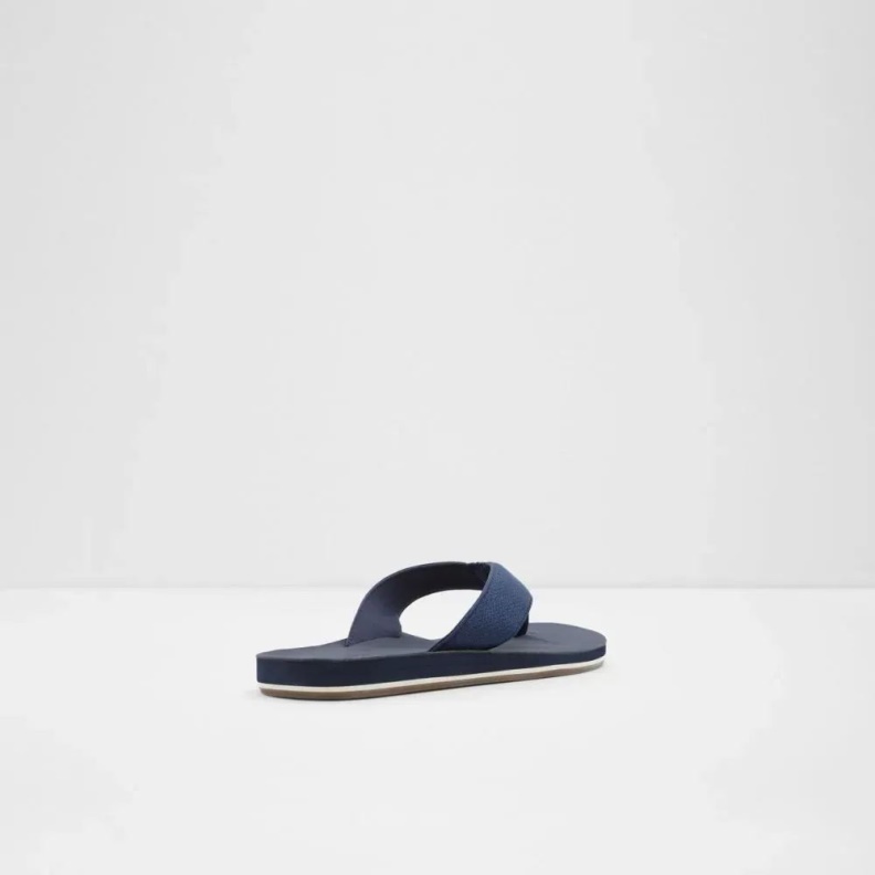 Weallere Men's Slip-On Thong Sandal Fashion Navy Aldo