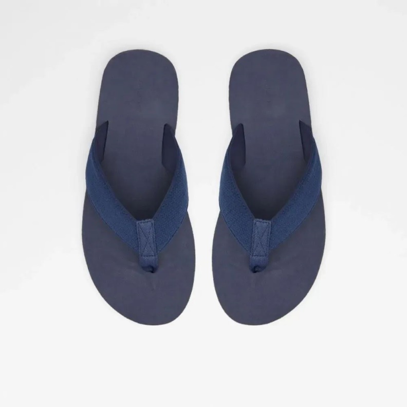 Weallere Men's Slip-On Thong Sandal Fashion Navy Aldo