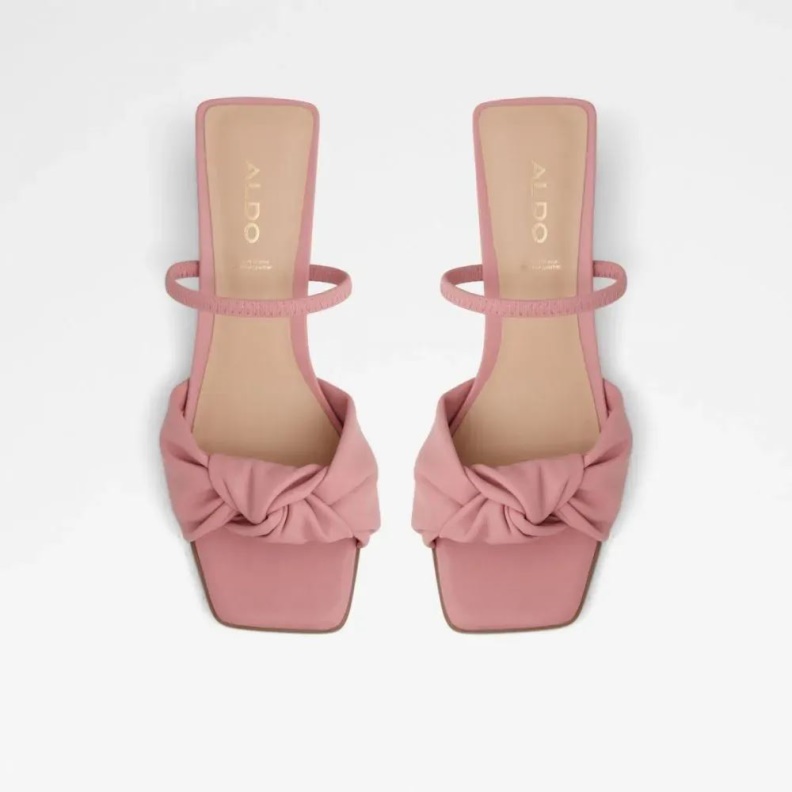 Wigoveth Women's Sling Back Heeled Sandal Fashion Medium-Pink Aldo