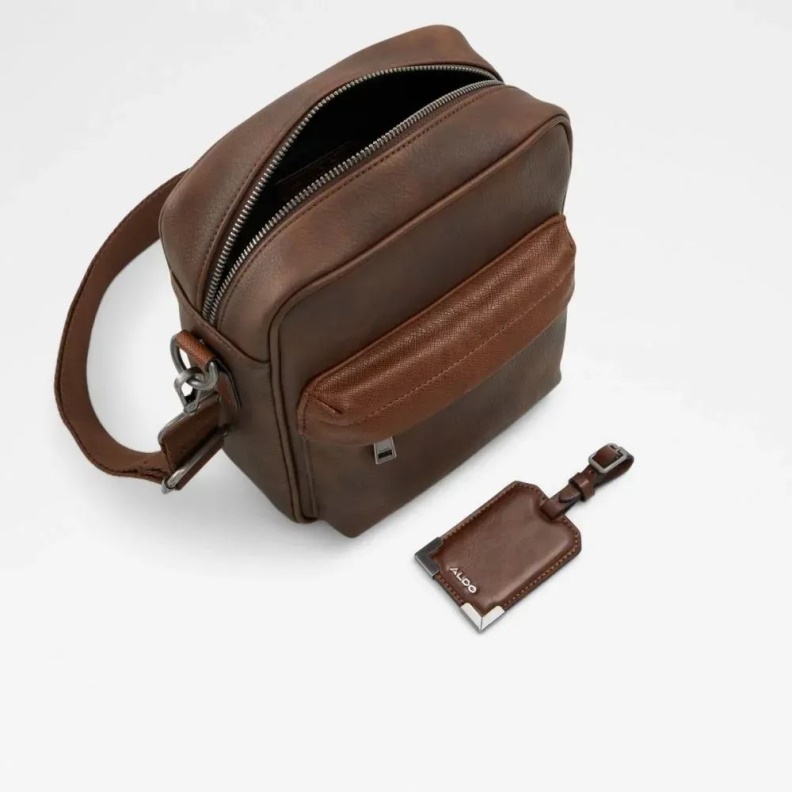Woebard Men's Handbag Cross Body Fashion Aldo Brown