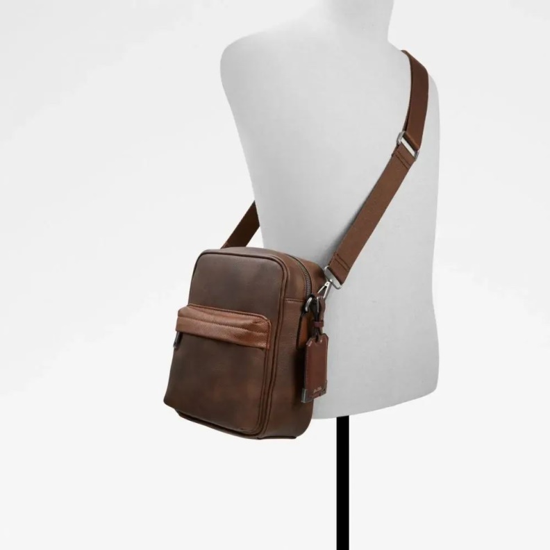 Woebard Men's Handbag Cross Body Fashion Aldo Brown