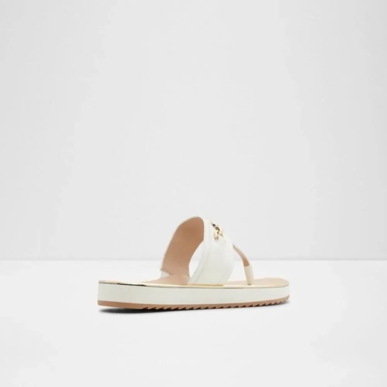 Yerral Women's T Strap Beach Sandal Aldo Fashion Other-White