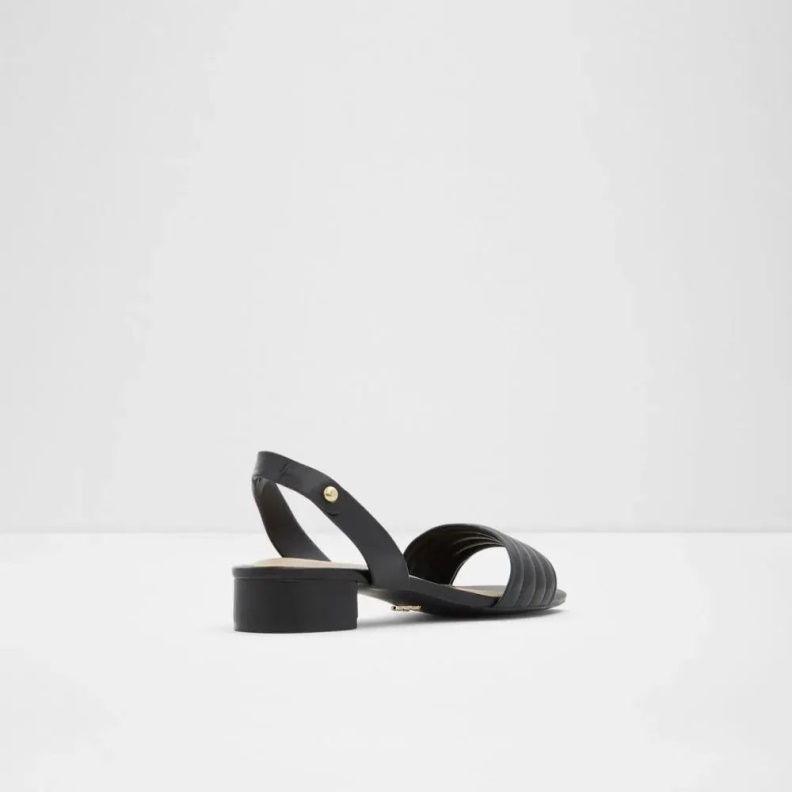 Black Zarewen Women's Flat Sandal Fashion Aldo