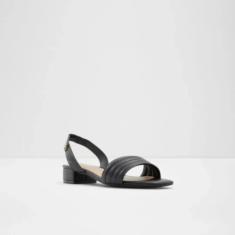 Black Zarewen Women's Flat Sandal Fashion Aldo