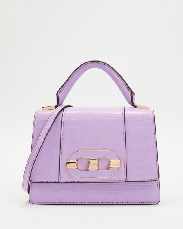 Aldo Fashion Enondario Top Handle Bag Bright Purple