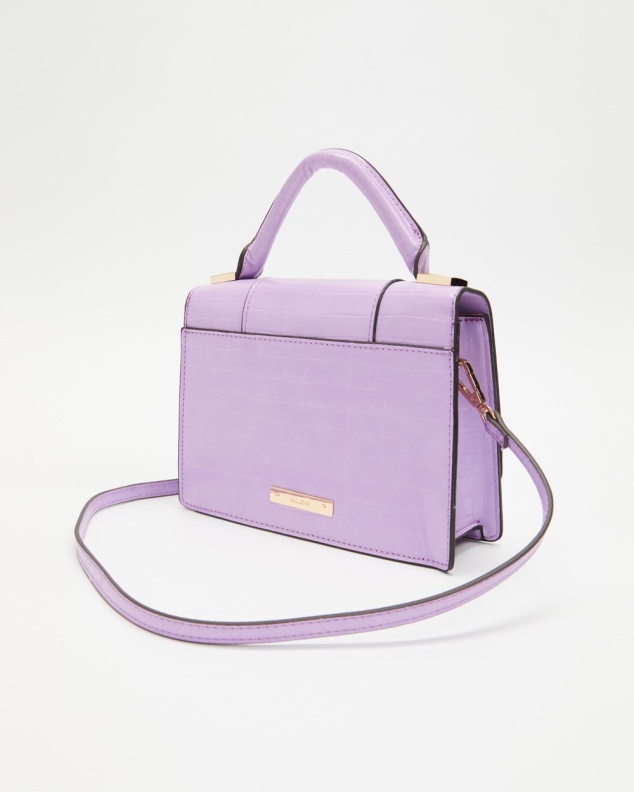 Aldo Fashion Enondario Top Handle Bag Bright Purple