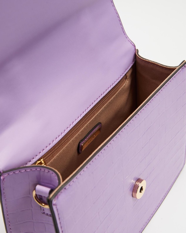 Aldo Fashion Enondario Top Handle Bag Bright Purple