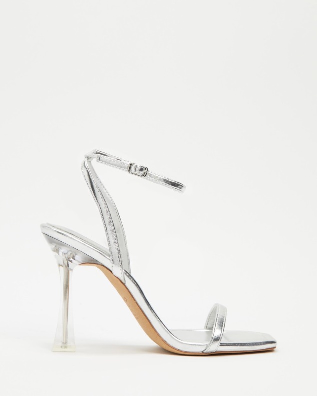 Silver Vivanti Heels Fashion Aldo