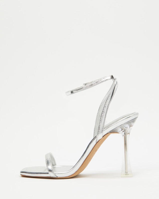 Silver Vivanti Heels Fashion Aldo